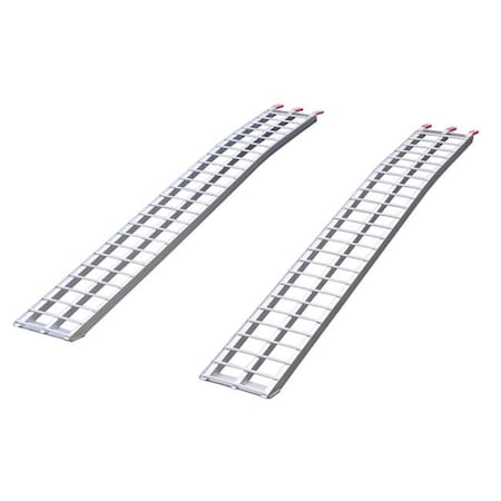 Tow Tuff Tow Tuff ALR-8411A 84 x 11 in. Aluminium Folding Ramp ALR-8411A